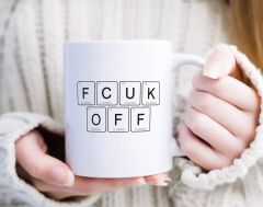 BK Gift Fcuk Tasarımlı Beyaz Kupa Bardak Arkadaşa Hediye , Doğum Günü Hediyesi-1