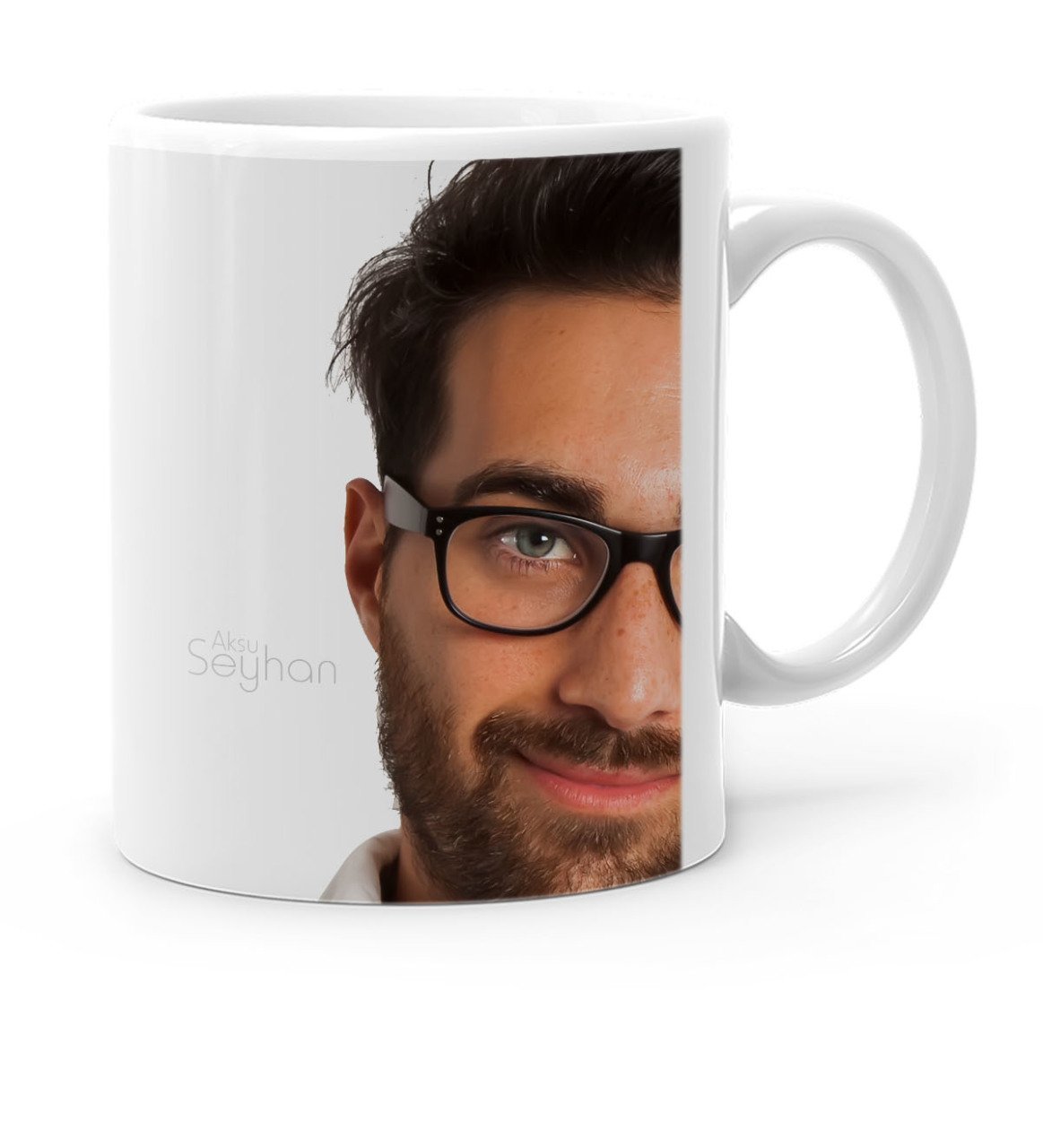 Kişiye Özel Face Mug Beyaz Kupa Bardak - 7