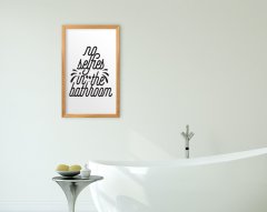 BK Home Banyo Dekoratif Retro Ahşap Tablo-25
