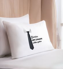 BK Gift Kişiye Özel Çift Tasarımlı Pamuklu Yastık Kılıfı ve Göz Bandı Uyku Seti-2, Tasarım Ev Tekstili, Uyku Bandı, Ev Hediyesi