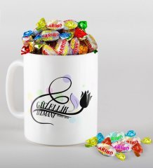 Kişiye Özel Güzellik Uzmanı Kupa ve Haribo Şeker Hediye Seti-1