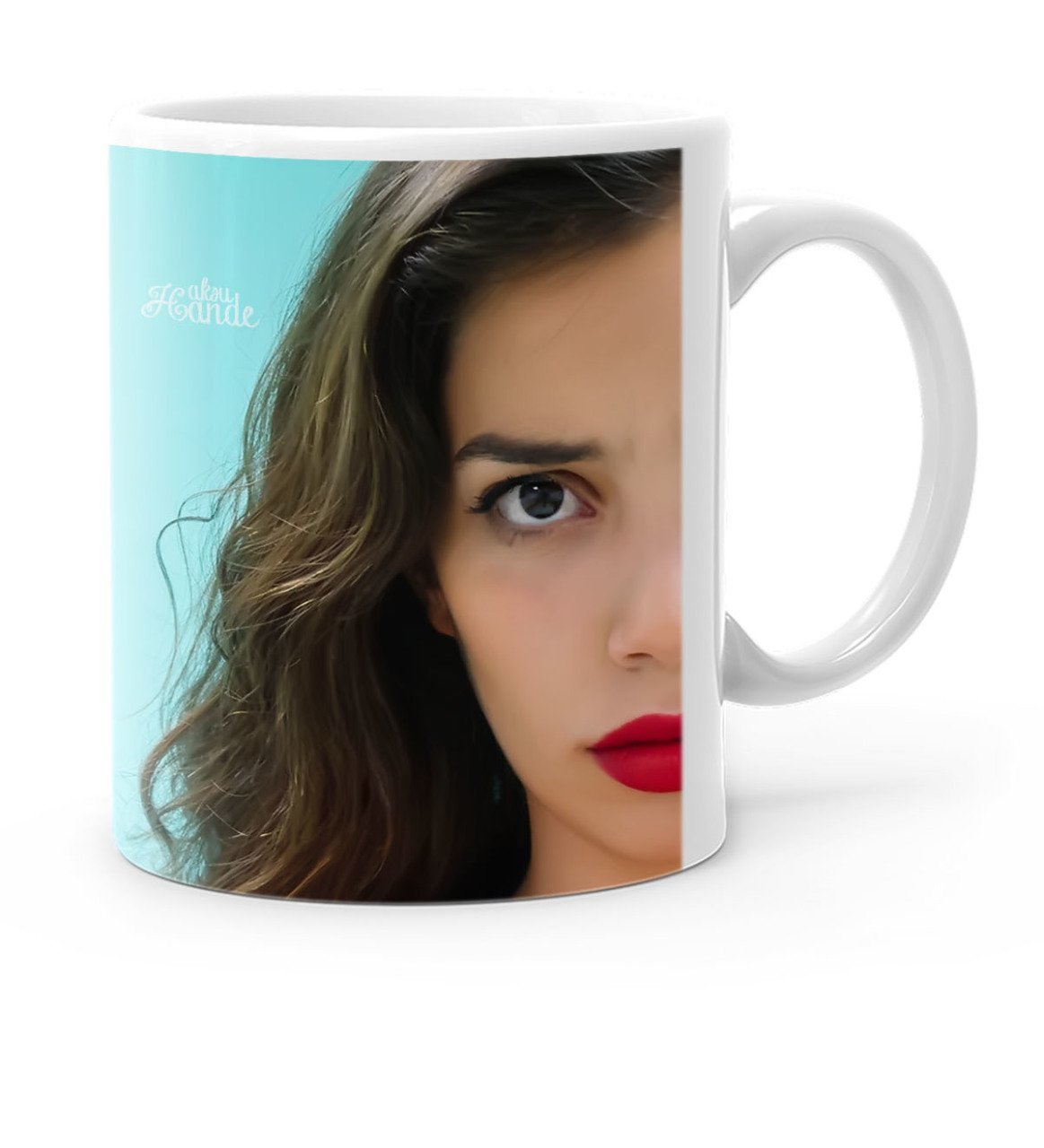 Kişiye Özel Face Mug Beyaz Kupa Bardak - 2