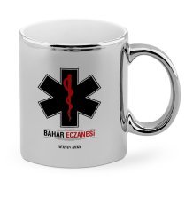 Kişiye Özel Mesleki Eczane Krom Kupa Bardak - 3