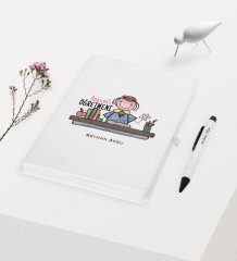 Kişiye Özel Anasınıfı Öğretmeni Temalı Beyaz Defter Kalem Hediye Seti - 3
