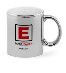 Kişiye Özel Mesleki Eczane Krom Kupa Bardak - 1
