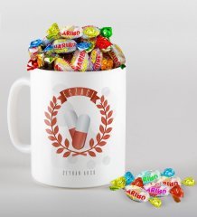 Kişiye Özel Eczacı Kupa ve Haribo Şeker Hediye Seti-9