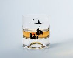 BK Home Renkli Baskılı Godfather Baba Tasarımlı Viski Bardağı-16