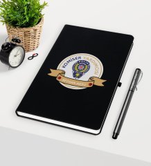 Kişiye Özel Komiser Yardımcısı Temalı Siyah Defter Kalem Seti - 1