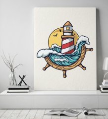 BK Gift Dümen Tasarımlı Kanvas Tablo 50x70cm-1