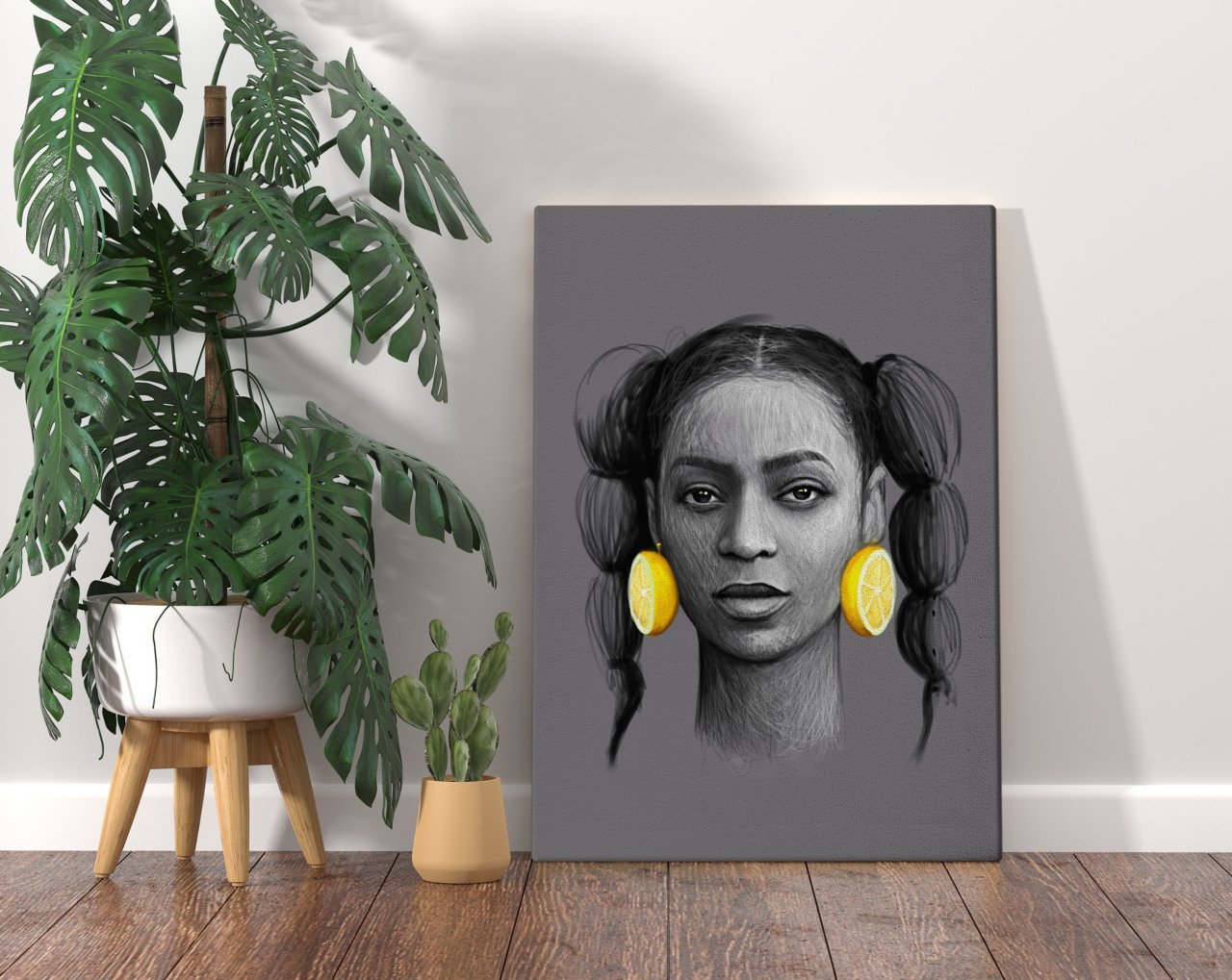 BK Home Lemonade Tasarımlı Kanvas Tablo 70x100cm-1
