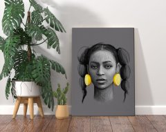 BK Home Lemonade Tasarımlı Kanvas Tablo 70x100cm-1