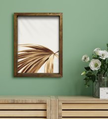 BK Gift Otel Odası Konseptli Doğal Masif Ahşap Çerçeveli Tablo 30x40cm-117