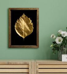 BK Gift Otel Odası Konseptli Doğal Masif Ahşap Çerçeveli Tablo 30x40cm-115