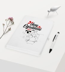 Kişiye Özel Sınıf Öğretmeni Temalı Beyaz Defter Kalem Hediye Seti - 1