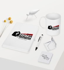 Kişiye Özel Özel Eğitim Öğretmeni Temalı Beyaz Defter Kalem Kupa Ayna Seti - 1