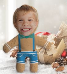 BK Gift Kişiye Özel Fotoğraflı Kurabiye Adam Kostümlü Erkek Çocuk Bebek Yastık-4
