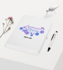 Kişiye Özel Öğretmenler Gününüz Kutlu Olsun Temalı Beyaz Defter Kalem Hediye Seti - 3