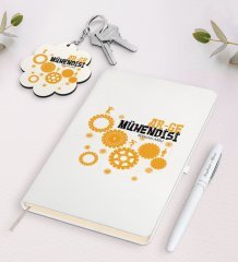 Kişiye Özel Ar-Ge Mühendisi Beyaz Defter Kalem Ve Anahtarlık Hediye Seti-2