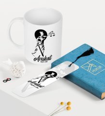 Kişiye Özel Avukat Temalı Kupa ve Kitap Ayracı Seti - 15