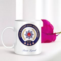Kişiye Özel Mesleki Çevik Kuvvet Beyaz Kupa Bardak - 002