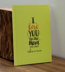 BK Gift Sevgiliye Özel İsimli Sarı Defter ve Cam Matara Hediye Seti-7, Sevgiliye Hediye, Sevgililer Günü, Yeni İş Hediyesi