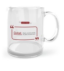 Kişiye Özel Üstat Cam Kupa Bardak - 1