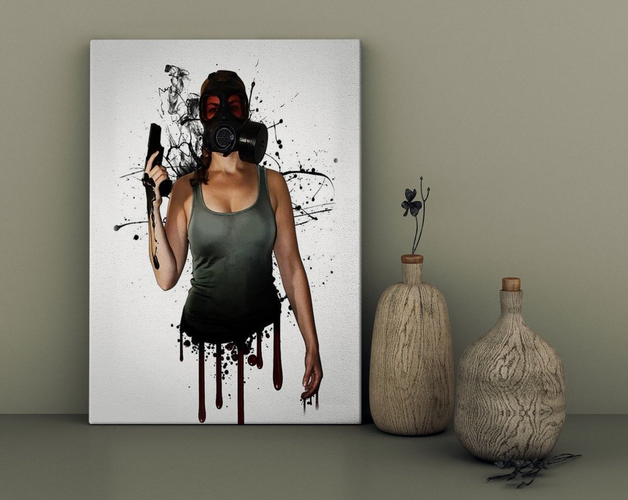 BK Home Bellatrix Tasarımlı Kanvas Tablo 30x50cm-1