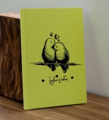 BK Gift Sevgiliye Özel İsimli Sarı Defter ve Cam Matara Hediye Seti-4, Sevgiliye Hediye, Sevgililer Günü, Yeni İş Hediyesi