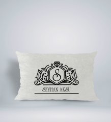 Kişiye Özel İsimli Dikdörtgen Araç Koltuk Yastığı-13