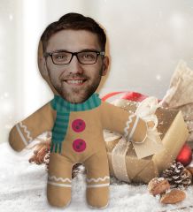 BK Gift Kişiye Özel Fotoğraflı Kurabiye Adam Kostümlü Erkek Bebek Yastık-1