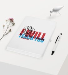 Kişiye Özel İngilizce Öğretmeni Temalı Beyaz Defter Kalem Hediye Seti - 2