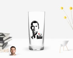Kişiye Özel Renkli Baskılı Godfather Baba Tasarımlı Rakı Bardağı-1