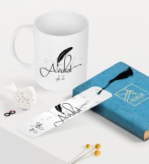 Kişiye Özel Avukat Temalı Kupa ve Kitap Ayracı Seti - 6