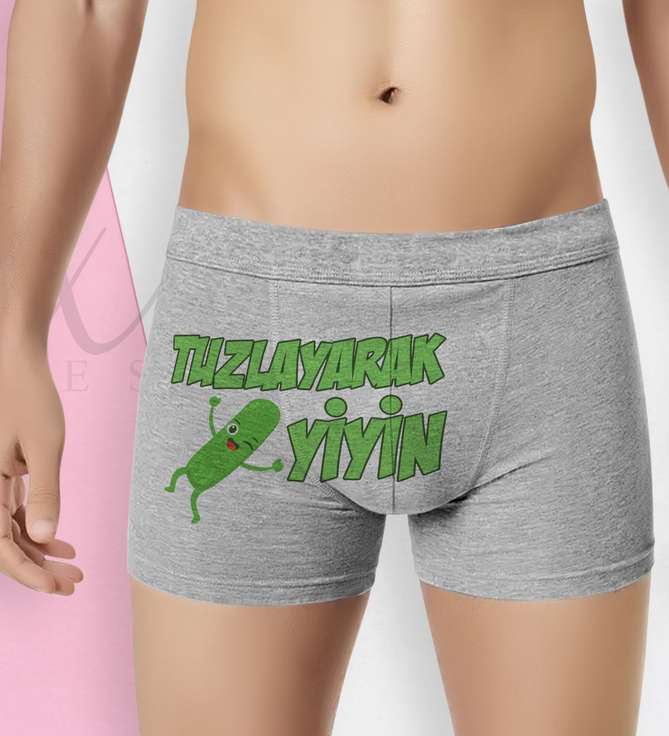 BK Gift Özel Tasarım Eğlenceli Erkek Boxer Serisi - Model 42