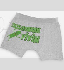 BK Gift Özel Tasarım Eğlenceli Erkek Boxer Serisi - Model 42