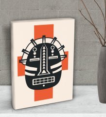 BK Gift Yatak Odası Konseptli Dekoratif Mini Kanvas Tablo 15x20cm-106