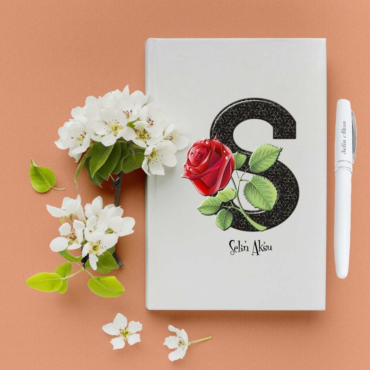 İsime Özel Hediye Harf Defter Kalem Seti - 31