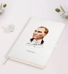 Kişiye Özel Atatürk Temalı Beyaz Defter-15