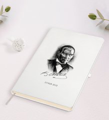 Kişiye Özel Atatürk Temalı Beyaz Defter-14