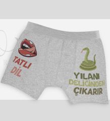 BK Gift Özel Tasarım Eğlenceli Erkek Boxer Serisi - Model 39