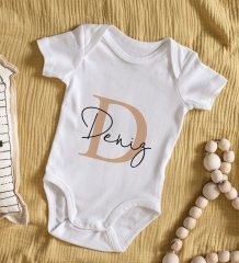 BK Kids İsimli Bebek Body Zıbın - Model 3