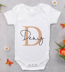 BK Kids İsimli Bebek Body Zıbın - Model 3