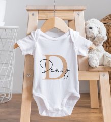 BK Kids İsimli Bebek Body Zıbın - Model 3