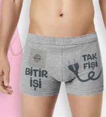 BK Gift Özel Tasarım Eğlenceli Erkek Boxer Serisi - Model 38