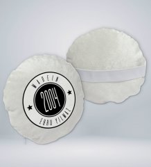 Kişiye Özel İsimli Made In Tasarımlı Yuvarlak Araç Koltuk Yastığı-1