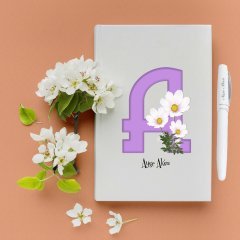 İsime Özel Hediye Harf Defter Kalem Seti - 25