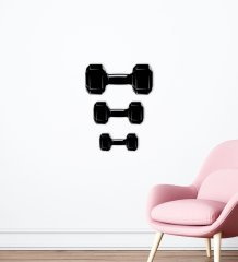 BK Home GYM Tasarımlı Ahşap Duvar Süsü-39