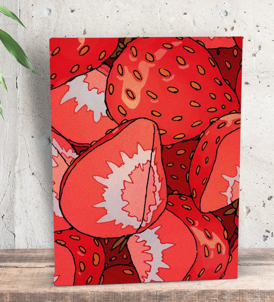 BK Gift Yatak Odası Konseptli Dekoratif Mini Kanvas Tablo 15x20cm-94