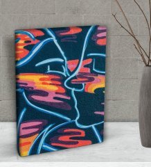 BK Gift Yatak Odası Konseptli Dekoratif Mini Kanvas Tablo 15x20cm-92