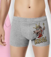 BK Gift Özel Tasarım Eğlenceli Erkek Boxer Serisi - Model 30